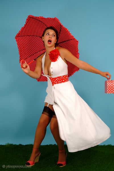 Amiee in Polka Dot Display  (photoset)