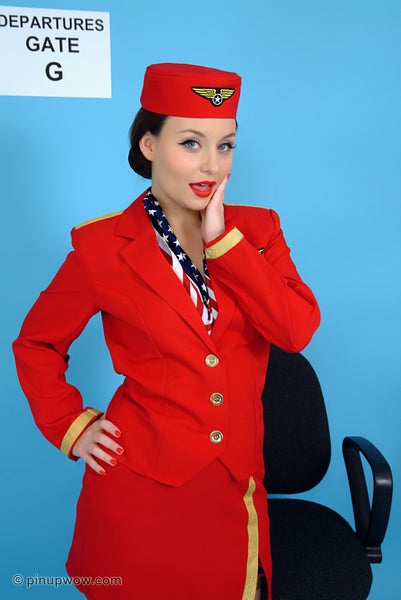 Carla in First Class  (photoset)