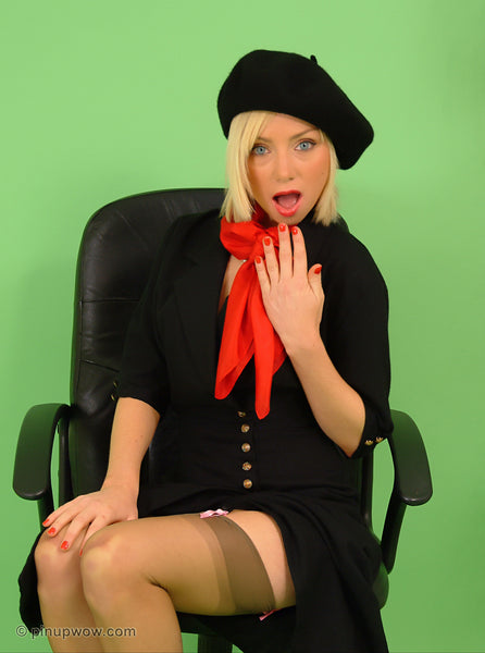 lexine sexy secretary striptease fantasy pinupwow